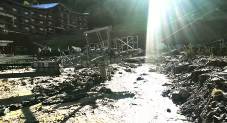 LIMONETTO - Fiume di fango seppellisce la seggiovia VIDEO