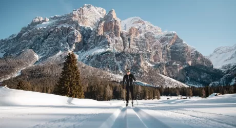 ALTA BADIA - Rinnovato il centro fondo Armentarola, ora in perfetto stile ladino e più funzionale