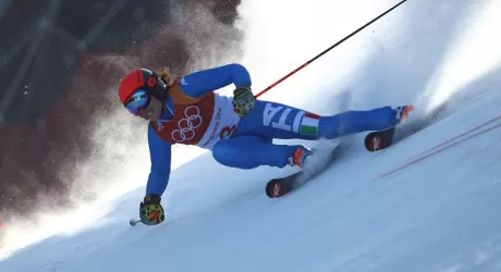 HINTERTUX - Brignone e le gigantiste in allenamento sul ghiacciaio 