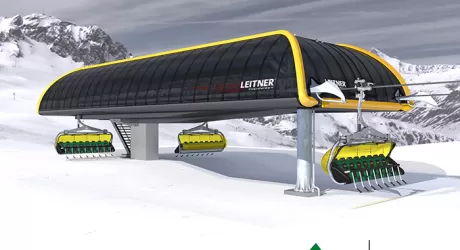 SCHLADMING - La nuova seggiovia a 8 posti Lärchkogelbahn nella ski area Planai, video