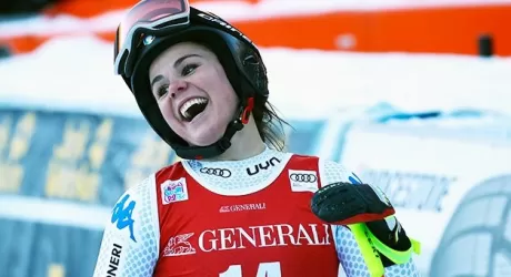 VAL GARDENA - Nicole Delago primo podio sulla sua Saslong