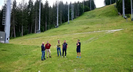 3Tre, nuovo impianto di illuminazione sul Canalone Miramonti