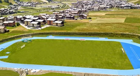 LIVIGNO - Ecco la nuova pista di atletica 
