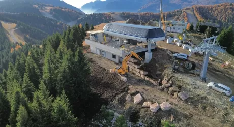 Alpe Cimbra, a Folgaria la cabinovia Francolini - Sommo alto è quasi pronta