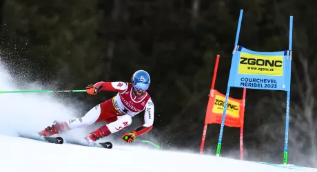 COURCHEVEL - Schwarz domina la prima manche, Della Vite decimo