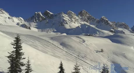 PASSO SAN PELLEGRINO - Aprono le piste Monzoni e Le Coste