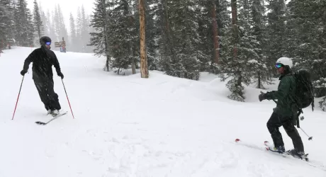 Il Ranger Smith esiste per davvero e sa anche sciare!