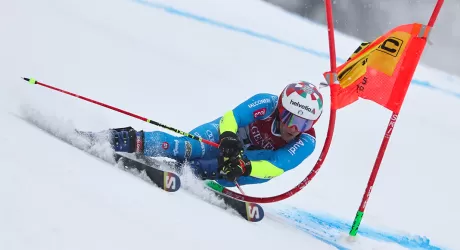 Saalbach, Haaser a sorpresa oro in gigante De Aliprandini 9.o