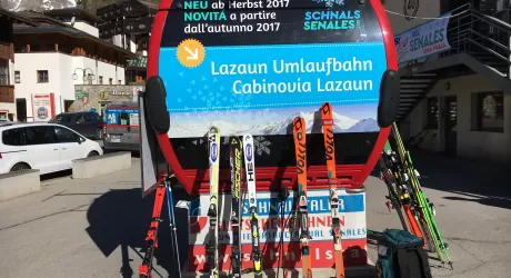 VAL SENALES - NUOVA CABINOVIA LAZAUN PRONTA PER IL PROSSIMO INVERNO
