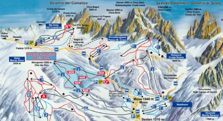 TRE CIME DOLOMITI - ACCORDO PER IL COLLEGAMENTO CRODA ROSSA - MONTE ELMO E COMELICO