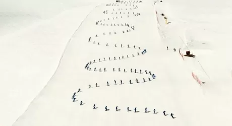 LIVIGNO - Il serpentone degli Istruttori nazionali chiude la sessione di aggiornamento