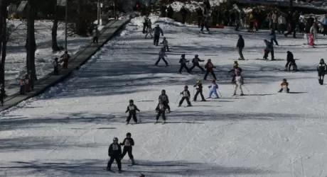 LANZO D'INTELVI - Si scia sull'ultima pista rimasta nel comasco
