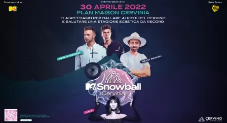 MTV Snowball Cervinia, il 30 aprile maxi concerto con Benny Benassi, Merk & Kremont e NAVA 