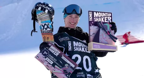 Tignes, Miro Tabanelli è il primo italiano di sempre a vincere nello slopestyle