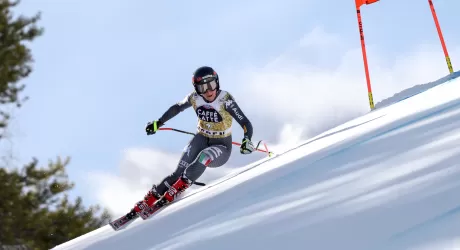 ASPEN - GOGGIA TERZA IN DISCESA DIETRO A STUHEC E VONN