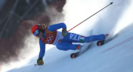 SAAS FEE - Federica Brignone si allena con le ragazze di Coppa Europa