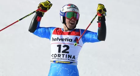 CORTINA 2021 - L'argento di Luca De Aliprandini in gigante, video
