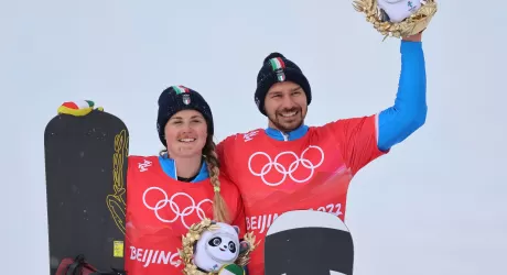Moioli e Visintin, il doppio di snowboardcross è d'argento!