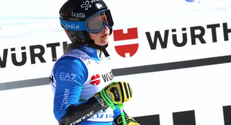 St-Germain oro in slalom a sorpresa, Della Mea che manche!