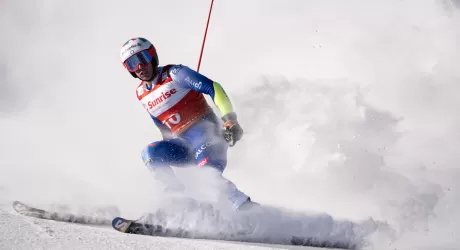 Gigante Saalbach: Haugan al comando, De Aliprandini sesto