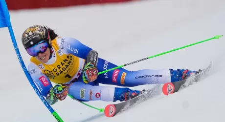 Brignone da sogno, domina anche il gigante di Are