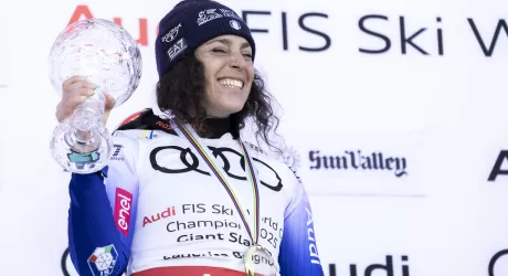 Brignone, ecco un'altra Coppa, regina anche nel gigante