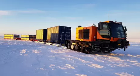 Prinoth, in un veicolo per l'Antartide il know how dei mezzi battipista 