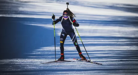 ANTERSELVA - Sfida Dorothea Wierer nello stadio del biathlon!