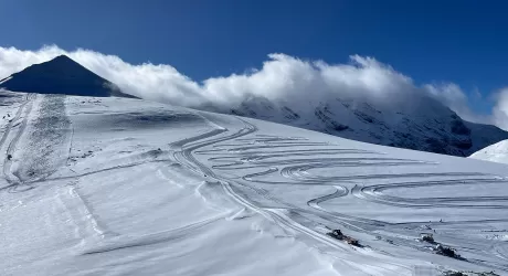 Prima neve sui ghiacciai: fotogallery e webcam