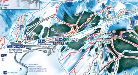 ROCCARASO - Le nuove cabinovie Pizzalto - Gravare e Gravare Toppe del Tesoro