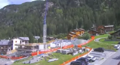 MONTEROSA SKI - Proseguono i lavori per la cabinovia Champoluc Crest