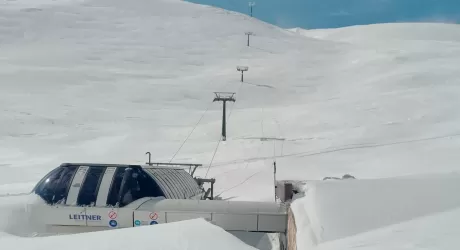 Neve a Campo Imperatore, la seggiovia Scindarella è sepolta 