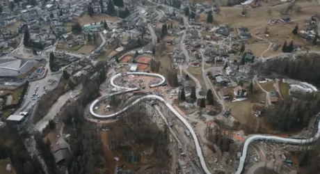 "Sfida vinta", inaugurata la pista da bob a Cortina