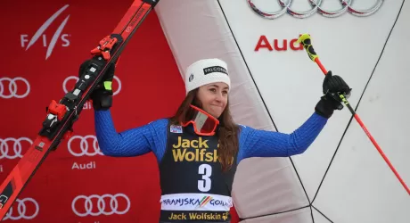 KRANJSKA GORA - Sofia Goggia torna sul podio, vince ancora Shiffrin