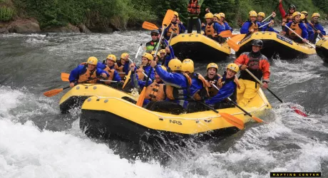Idee per addio al celibato - Rafting in Trentino