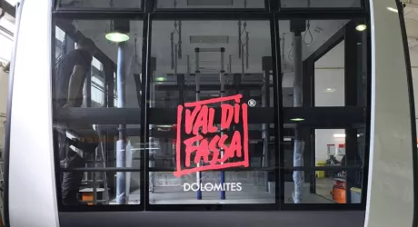 VAL DI FASSA - Nuovo collegamento con il Sellaronda con il funifor Alba - Col De Rossi 