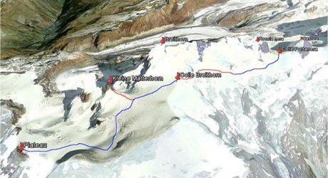 Porta Nera, prospettiva di avvicinamento al colle