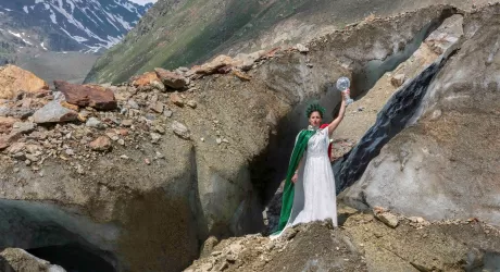 Da Federica Brignone e Fondazione Cortina un messaggio per la salvaguardia della montagna e del mare