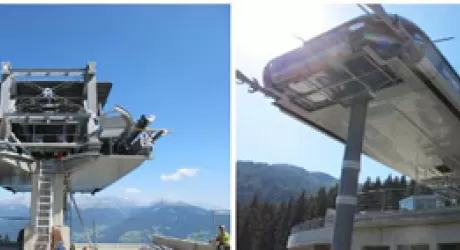 KRONPLATZ - Webcam sul cantiere per la telecabina RIED