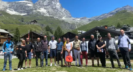 CERVINIA ZERMATT - Ispezione Fis per lo Speed Opening, modifiche alla zona d'arrivo