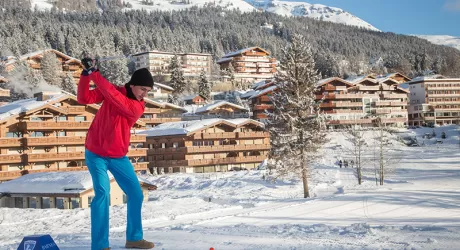 CRANS MONTANA - Il 30 gennaio golf sulla neve con la Barnes Winter Cup 2020, video