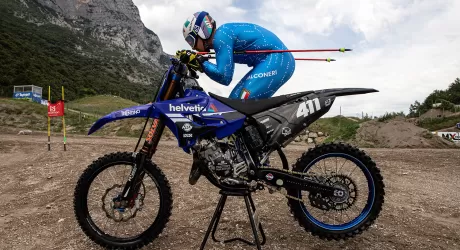 Sci e motocross, le passioni di De Aliprandini: "Adrenalina e tecnica, questi sport si somigliano"