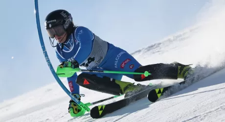 Saalbach, Camille Rast oro in slalom 