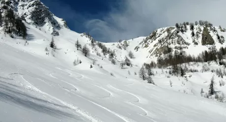 Vallone di Dolonne, parete di ingresso