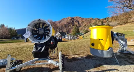 DOMOBIANCA - Ampliamento laghetto e nuovi cannoni, è partito il piano di sviluppo