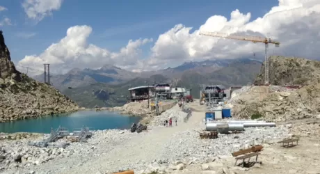 ADAMELLO SKI - Continuano i lavori per la Cabinovia Paradiso - Passo Sciatori