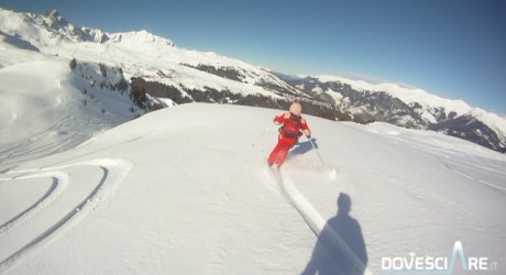 Freeride nei boschetti di Courchevel