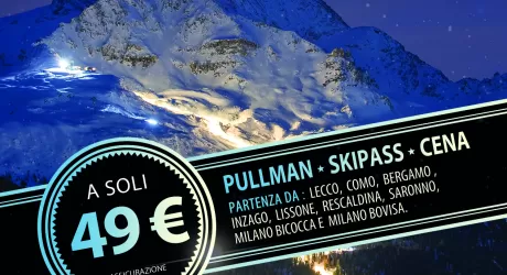 ST. MORITZ - Il 5 marzo sci in notturna e cena in quota a soli 49 euro con pullman, ultimi giorni per iscriversi
