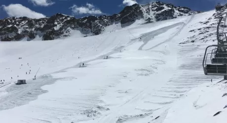 VAL SENALES - Piste aperte per gli allenamenti di Innerhofer e Paris 