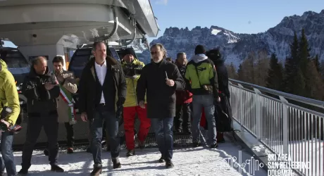 FALCADE – Inaugurata la cabinovia Falcade Le Buse nella Ski Area San Pellegrino 